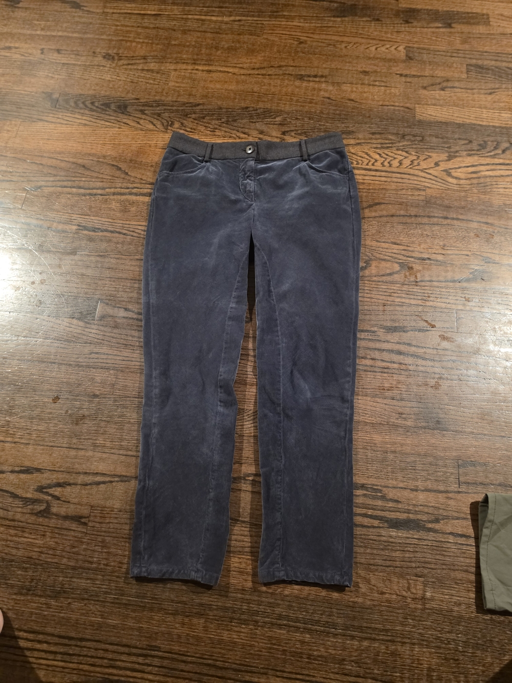 Brunello Cucinelli Women's Navy Straight-Leg Pants